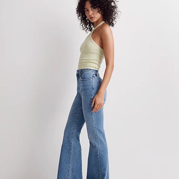 Madewell Halter Top with strap, Medium, NWT - Picture 2 of 6